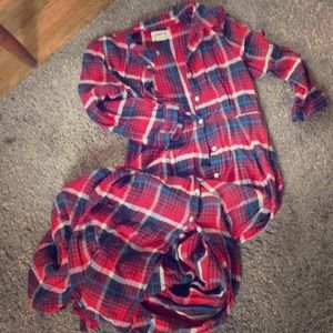 Plaid Maxi Dress